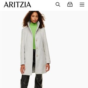 Aritzia Wilfred cocoon coat size small